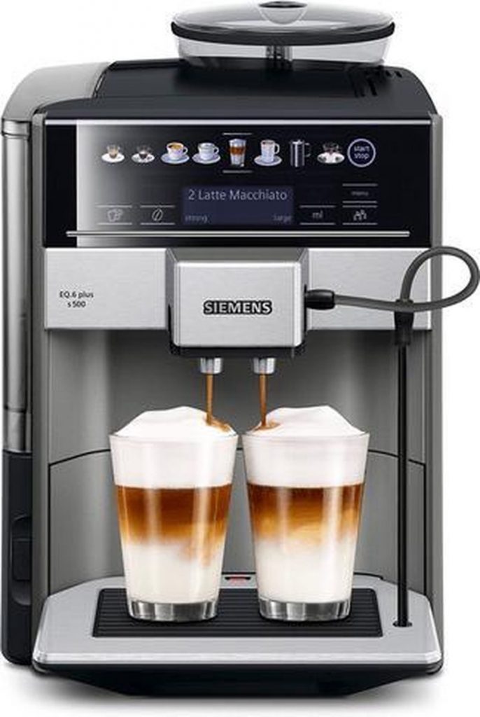 Siemens EQ.6 Plus s500 TE655203RW - Volautomatische espressomachine